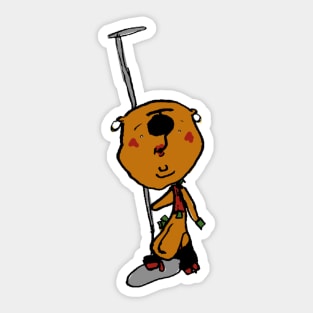 PRANCIN' POOH Sticker